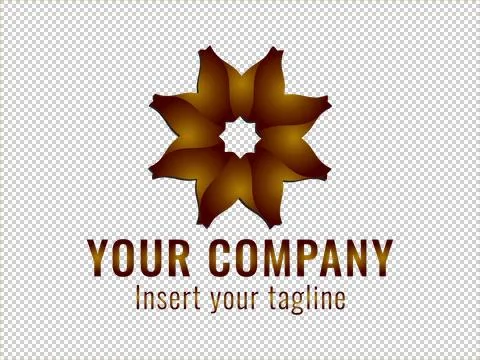 Logo Gold Illustrazione stock