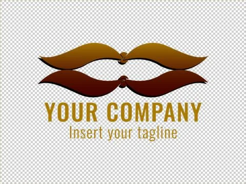 Logo Gold Illustrazione stock