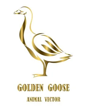 Logo of a goose eps 10 Illustrazione stock