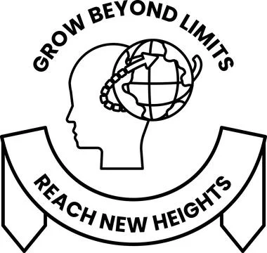 The logo is for Grow Beyond Limits Stock Illustration
