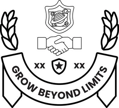 A logo for Grow Beyond Limits Stock Illustration