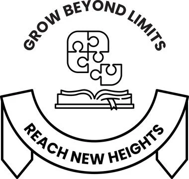 A logo for Grow Beyond Limits Reach New Heights Stock Illustration