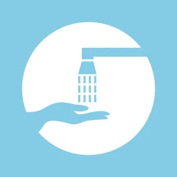 Logo hands ad Stock Illustration