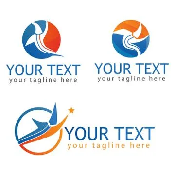 Logo Happy People in the loop Stock Illustration