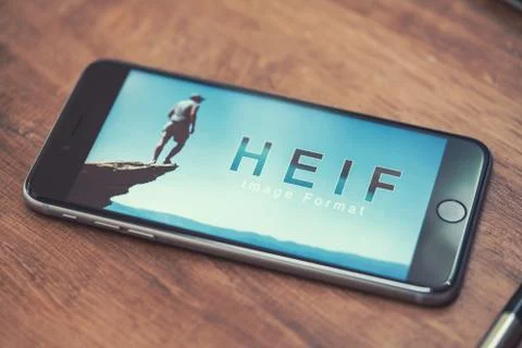 Logo of HEIF image format technology - ED Photos