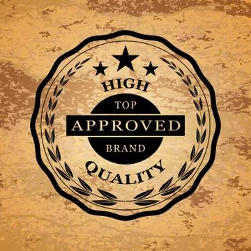 Logo of high quality product Stock Illustration