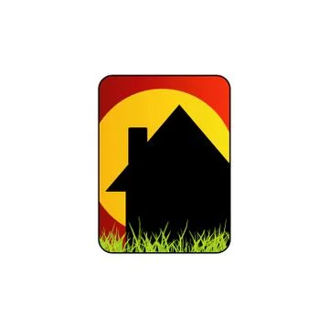 Logo for home renovation Illustrazione stock