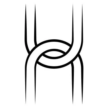 Logo hub creative, icon data hub, software logotype letter h Stock Illustration