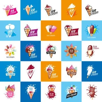 Logo ice cream Stock Illustration