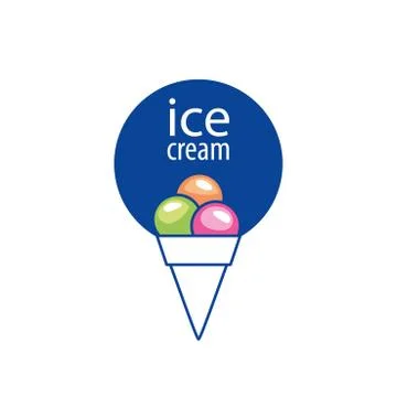 Logo ice cream Stock Illustration