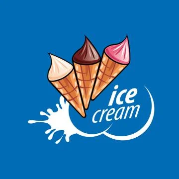 Logo ice cream Stock Illustration