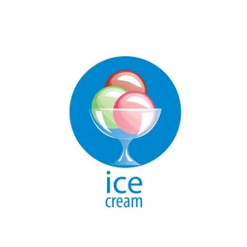Logo ice cream Stock Illustration