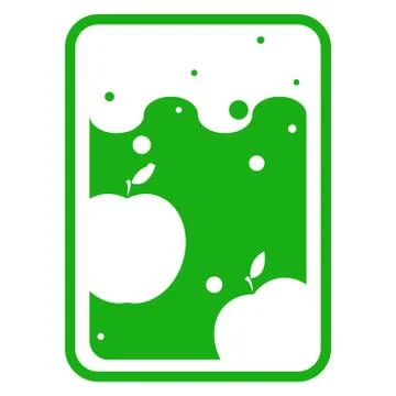 Logo icon of apple. Stock-Illustration