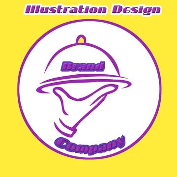 Logo icon bread food Stock Illustration