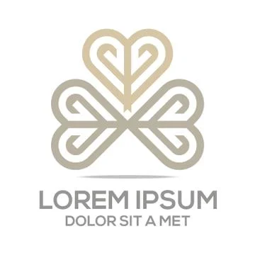 Logo Icon Vector Infinity Love Couple Stock Illustration