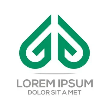 Logo Icon Vector Infinity Love Couple Stock-Illustration