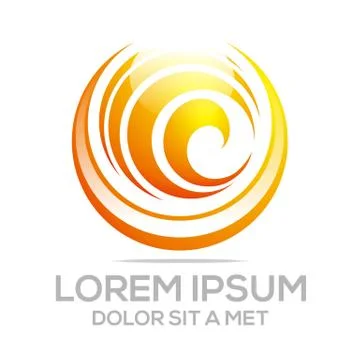 Logo Idea Imagination Concept Icon Circle Spin Stock Illustration