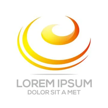 Logo Idea Imagination Concept Icon Circle Spin Stock Illustration