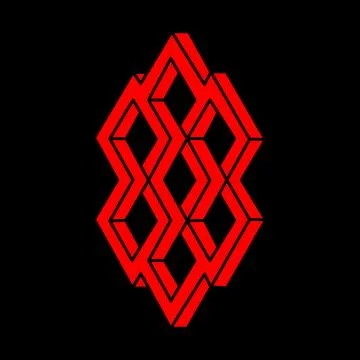Logo. Impossible shapes, optical illusion modern vector. Optical art objects Stockillustratie