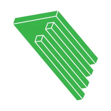 Logo. Impossible shapes, optical illusion, vector. Optical art objects Stock Illustration