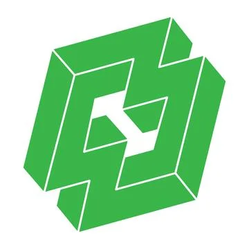 Logo. Impossible shapes, optical illusion, vector. Optical art objects 스톡 일러스트