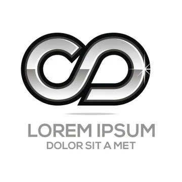 Logo Infinity Symbol Vector Element Stock Illustration