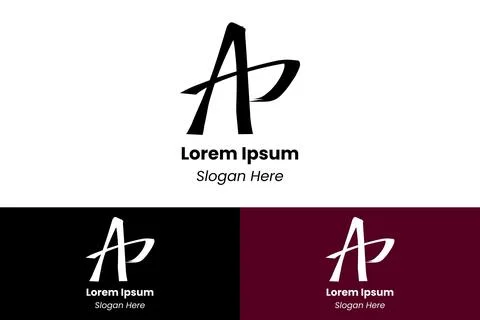 A logo initial Stock Illustration