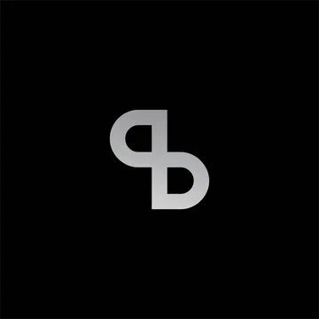 The logo with the initials BS letter is modern and elegant, suitable for lo.. Stock Illustration