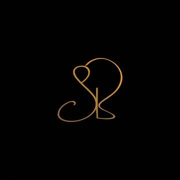 The logo with the initials SBletter is modern and elegant, suitable for log.. Stock Illustration