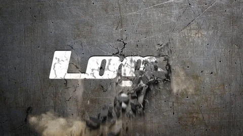 Logo Intro Shatter Crumble Stock After Effects