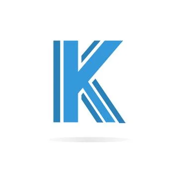 Logo K letter for company vector design template Stock Illustration