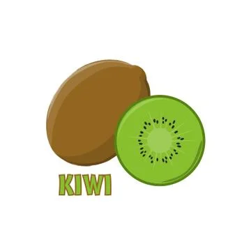 Logo Kiwi vector farm design	 Stock Illustration