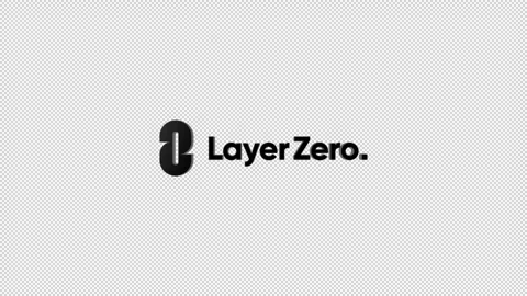 Logo Layer Zero Cryptocurrency Animated Stock Footage 290997094