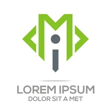 Logo Letter Abstract icon Vector Illustrazione stock