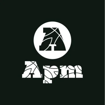 Logo letter A flat style vector illustration Illustrazione stock