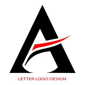 Logo letter A Stock Illustration