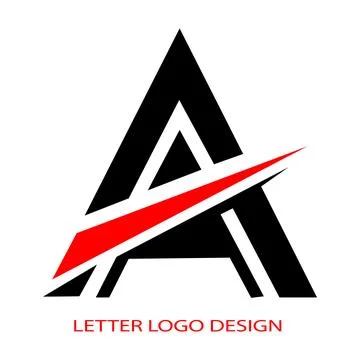 Logo letter A Stock Illustration