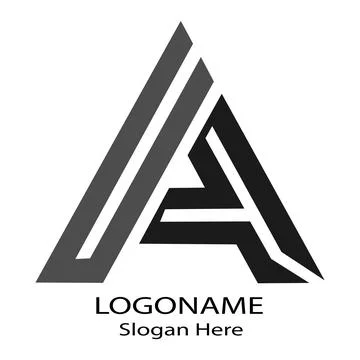 Logo letter A Stock Illustration