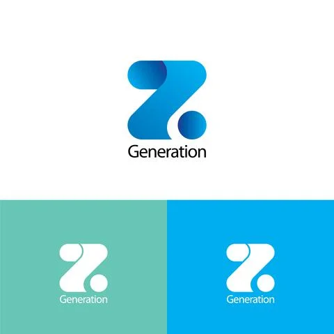 Logo letter initial Z Generation Company Fintech Financial Technology Stock Illustration