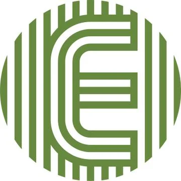 Logo Letter Line E Alphabet Vector Design Stock Illustration