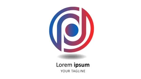 Logo letter P Illustration