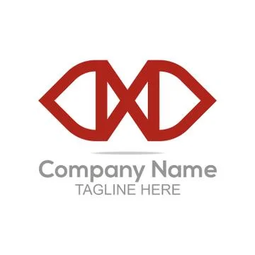 Logo letter X design Stock Illustration