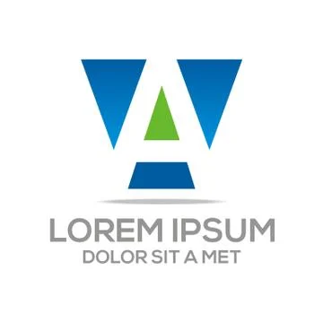Logo Lettering A Vector Stock Illustration