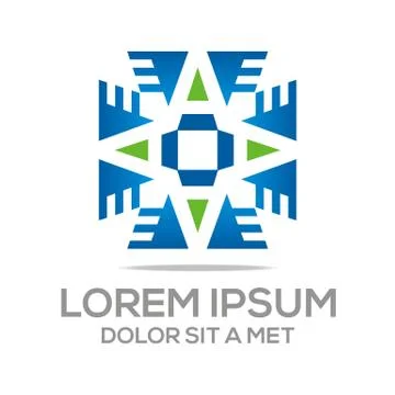 Logo Lettering A Vector Stock Illustration