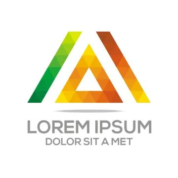 Logo Lettering A Vector Stock Illustration