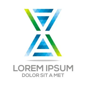 Logo Lettering A Vector Stock Illustration