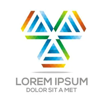 Logo Lettering A Vector Stock Illustration