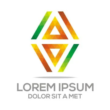 Logo Lettering A Vector Stock Illustration