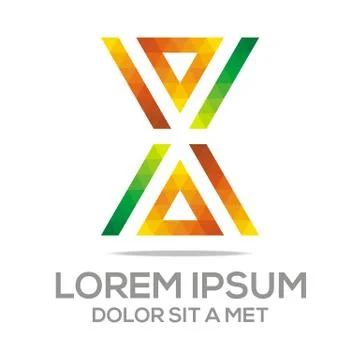 Logo Lettering A Vector Stock Illustration