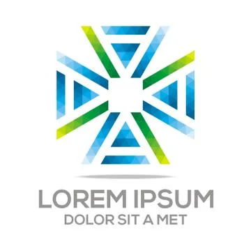 Logo Lettering A Vector Stock Illustration